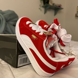 Red Suede Puma Classics